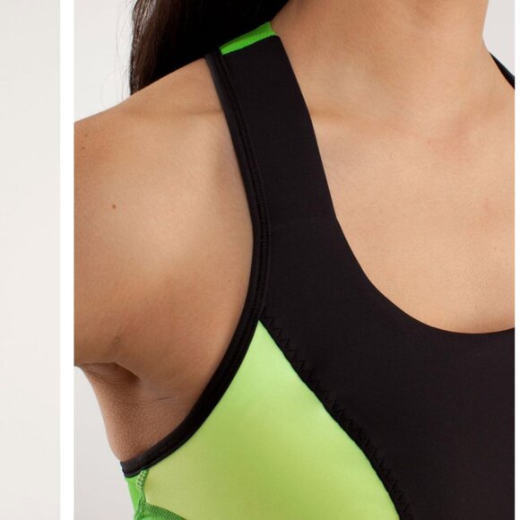 Lululemon Athetletica Cardio Kick Tank Neon Size 8 - Picture 9 of 12